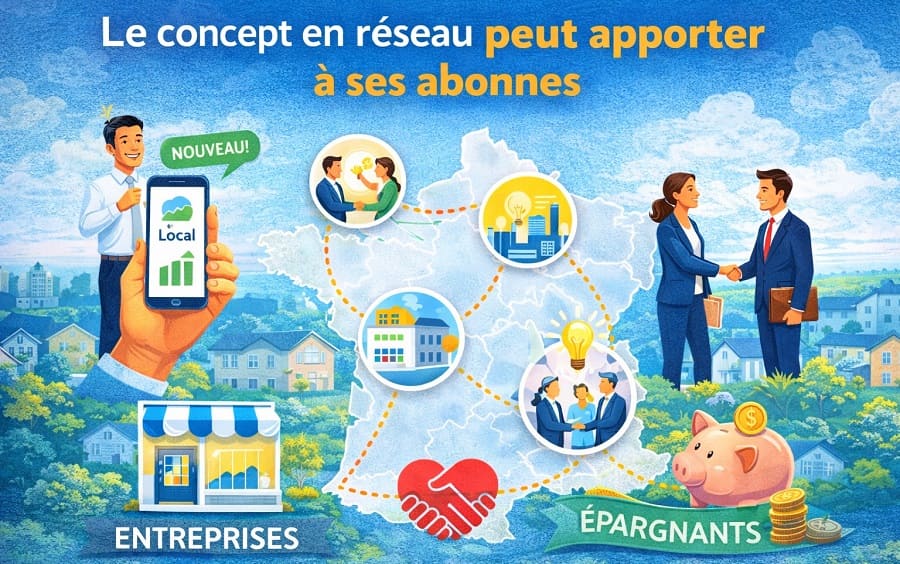 Le concept en réseau peut apporter à ses abonnés
