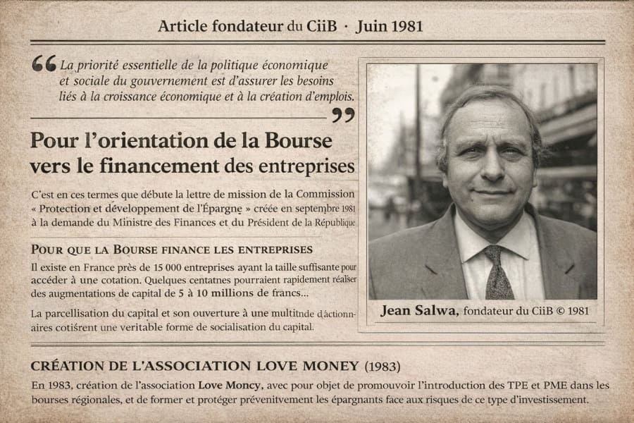 Article fondateur de CiiB (1981) et des Carnets d’Annonces